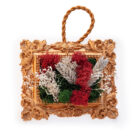 handcrafted mini moss wall art detail