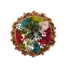handcrafted mini moss wall art