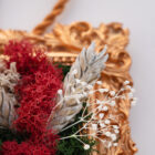 handcrafted mini moss wall art detail