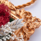 handcrafted mini moss wall art detail