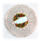 Blush Meadow Mirror custom moss wall art