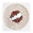 Blush Meadow Mirror custom moss wall art