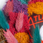 Moonlit Meadow Vinyl Record Custom Moss Wall Art